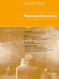 PharmacoEconomics journal cover