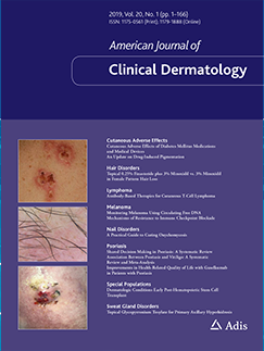 American Journal of Clinical Dermatology journal cover American Journal of Clinical Dermatology journal cover