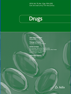 Drugs journal cover Drugs journal cover