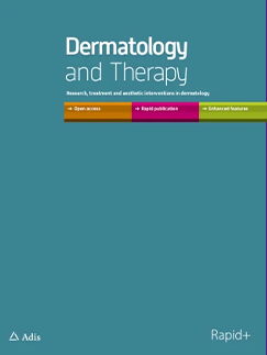 Dermatology and Therapy journal cover Dermatology and Therapy journal cover