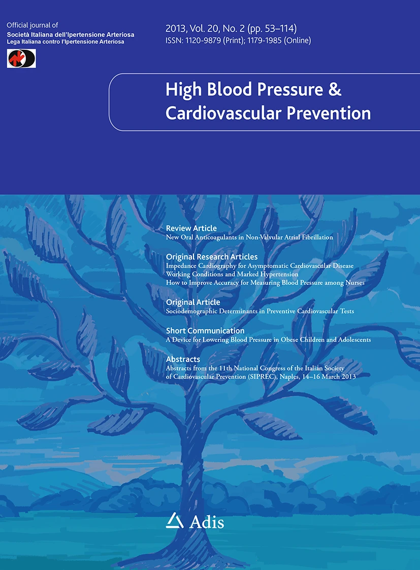 High Blood Pressure & Cardiovascular Prevention
